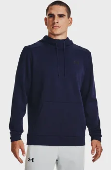 Мужское темно-синее худи UA Armour Fleece Twist HD-GRY Синий XXL Under Armour 1373354-410