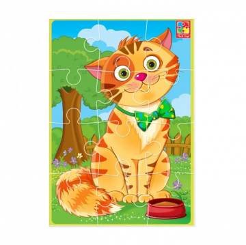Развивающие мягкие беби-пазлы Vladi Toys Малыш сможет, Кот, 12 деталей, от 3 лет (VT1103-91) Развивающие мягкие беби-пазлы Vladi Toys Малыш сможет, Кот, 12 деталей, от 3 лет (VT1103-91)