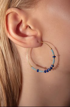 Позолоченные серьги Lilou