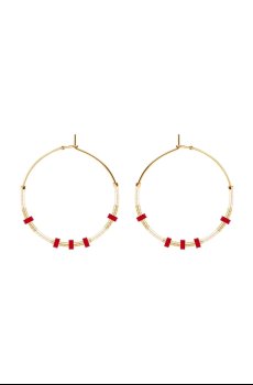 Позолоченные серьги Lilou