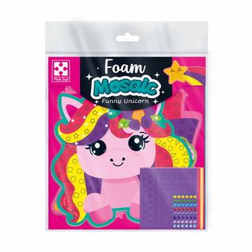 Набор для творчества Vladi Toys Веселый единорог, с мягкой мозаикой и стразами, 7 деталей, от 3 лет (VT4511-20) Набор для творчества Vladi Toys Веселый единорог, с мягкой мозаикой и стразами, 7 деталей, от 3 лет (VT4511-20)