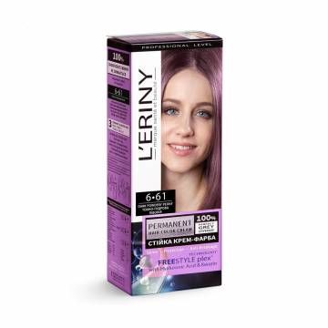 Стойкая крем-краска для волос LERINY Permanent Hair Color Cream 6.61 Темно-пудровый пион, 115 мл Стойкая крем-краска для волос LERINY Permanent Hair Color Cream 6.61 Темно-пудровый пион, 115 мл