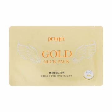 Уценка! Гидрогелевая маска для шеи Petitfee & Koelf Hydrogel Angel Wings Gold Neck Pack с плацентой, 10 г Уценка! Гидрогелевая маска для шеи Petitfee & Koelf Hydrogel Angel Wings Gold Neck Pack с плацентой, 10 г