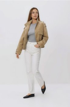 Reserved - Джинси рівного крою - білий - 750FZ-00J