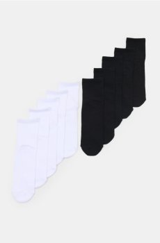 Довгі шкарпетки з бавовною 10 pack - різнобарвний