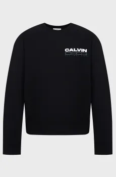Мужской черный свитшот PREMIUM TERRY Черный XL Calvin Klein Jeans LV04RG264G