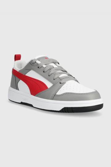 Детские кроссовки Puma Rebound V6 Lo Jr цвет серый Детские кроссовки Puma Rebound V6 Lo Jr цвет серый