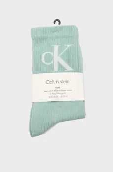 Женские носки (2 пары) MONOGRAM Разноцветный 35-38 Calvin Klein 701228811