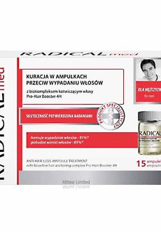 Комплекс в ампулах против выпадения волос Farmona Radical Med Anti Hair Loss Ampoule Treatment для мужчин, 15*5 мл