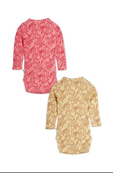 Боди для младенцев Mini Rodini Mini leopard 2 шт