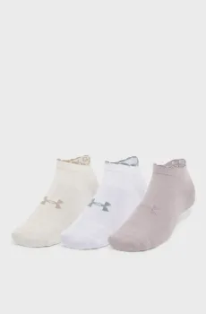 Носки (3 пары) UA Essential Low Cut Разноцветный 42-47.5 Under Armour 1382958-009