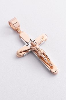 Золотой крест "Распятие" 144151100