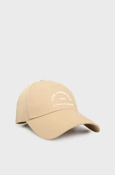Женская бежевая кепка RSG Бежевый ONESIZE Karl Lagerfeld A1W33201
