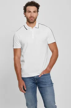 Мужское белое поло Белый XXL Guess M4YP40.KARS0;G011