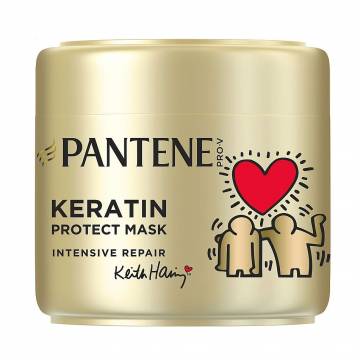 Маска для волос Pantene Pro-V Keith Haring Intensive Repair Keratin Protect Mask Интенсивное восстановление, 300 мл Маска для волос Pantene Pro-V Keith Haring Intensive Repair Keratin Protect Mask Интенсивное восстановление, 300 мл