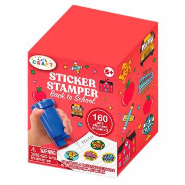 Штамп Lets craft Back to school з наліпками (SSP001) Штамп Lets craft Back to school з наліпками (SSP001)