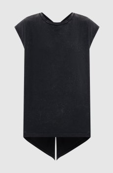 Серый топ Butterfly с винтажным эффектом