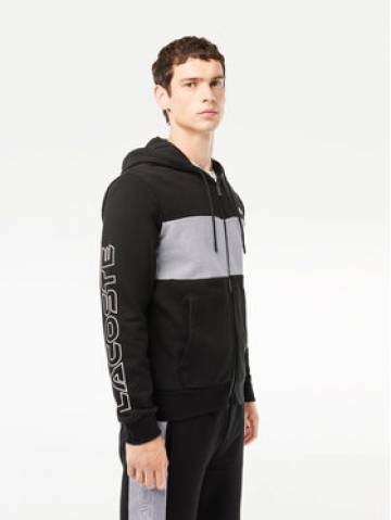 Lacoste Світшот SH1416 Чорний Regular Fit Lacoste Світшот SH1416 Чорний Regular Fit
