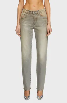 Женские светло-серые джинсы 1989 D-MINE Серый 30-32 Diesel A12337 09L37