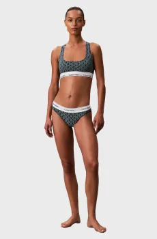 Женский топ с узором UNLINED BRALETTE Разноцветный XXS Calvin Klein LV00QF8493