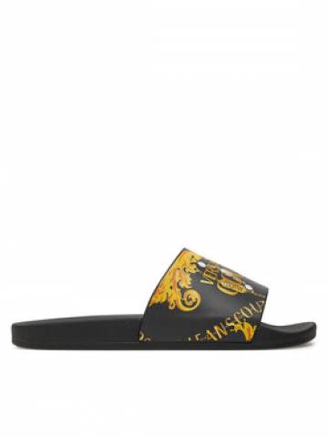 Versace Jeans Couture Шльопанці 77VA3SQ3 ZS834 Чорний Versace Jeans Couture Шльопанці 77VA3SQ3 ZS834 Чорний