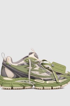 Зеленые кроссовки OW BE RIGHT BACK