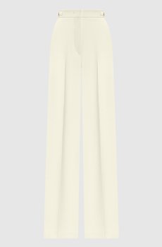 Белые штаны Vesta из шерсти