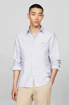 Мужская рубашка в полоску HERITAGE OXFORD STRIPE RF Разноцветный S Tommy Hilfiger MW0MW36238