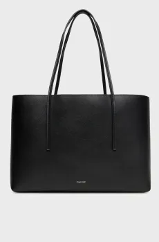 Женская черная сумка FOIL LOGO TOTE Черный ONESIZE Calvin Klein LV04F3274G