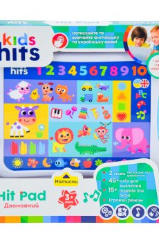 Игрушка-планшет Kids Hits на украинском и английском языках, 25*27*4 см, в коробке, от 3 лет (KH01/012)