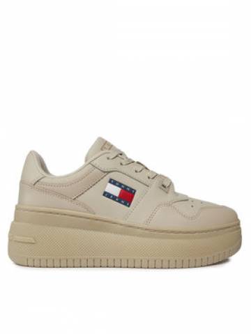 Tommy Jeans Снікерcи Tjw Retro Basket Flatform Ess EN0EN02506 Бежевий Tommy Jeans Снікерcи Tjw Retro Basket Flatform Ess EN0EN02506 Бежевий