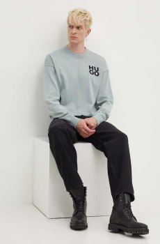 Хлопковый свитер HUGO