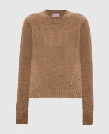 Коричневый свитер из шерсти и кашемира Коричневый свитер из шерсти и кашемира