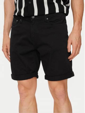 Jack&Jones Шорти з тканини Blaine 12248681 Чорний Regular Fit Jack&Jones Шорти з тканини Blaine 12248681 Чорний Regular Fit