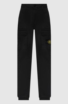Черный карго с логотип патч