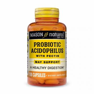 Пробиотик с пектином Mason Natural Probiotic Acidophilus With Pectin, 100 капсул