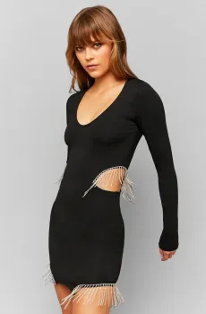 Женское черное платье Черный M Tally Weijl SDRVIMILEY