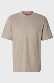 Мужская бежевая футболка Бежевый M HUGO 50488330;237