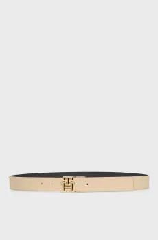 Женский кожаный двусторонний ремень TH LOGO REV 3.0 Разноцветный 80 Tommy Hilfiger AW0AW17247