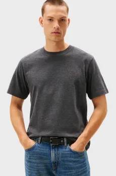 Мужская темно-серая футболка CREST Серый XL Tommy Hilfiger MW0MW40019