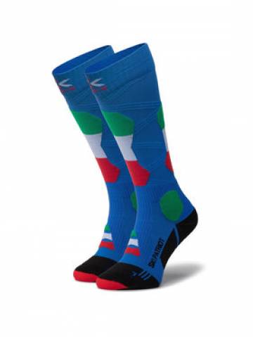 X-Socks Високі шкарпетки unisex Ski Patriot Italy 4.0 XSSS45W19U Голубий X-Socks Високі шкарпетки unisex Ski Patriot Italy 4.0 XSSS45W19U Голубий