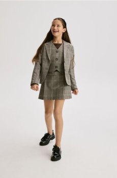 Reserved - Плісирована спідниця з шортами - різнобарвний - 371FW-MLC