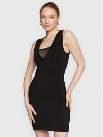 Guess Коктейльна сукня W3RK42 Z30K0 Чорний Slim Fit Guess Коктейльна сукня W3RK42 Z30K0 Чорний Slim Fit