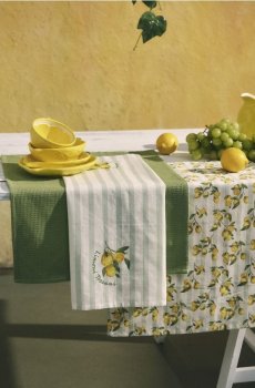 Кухонні рушники з мотивом лимонів 3 pack - жовтий