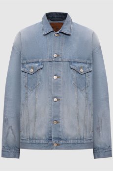 Голубая джинсовая куртка Masking Tape с винтажным эффектом