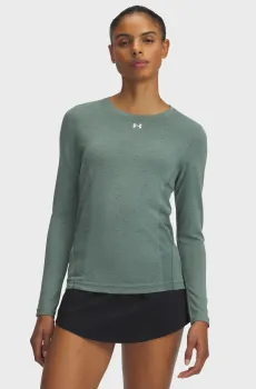 Женский мятный лонгслив Vanish Seamless Loose LS Ментоловый XS Under Armour 1384407-348