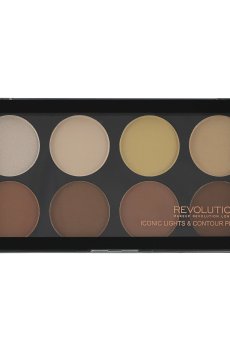 Уценка! Палетка для контуринга лица Makeup Revolution Iconic Lights & Contour Pro, 13 г
