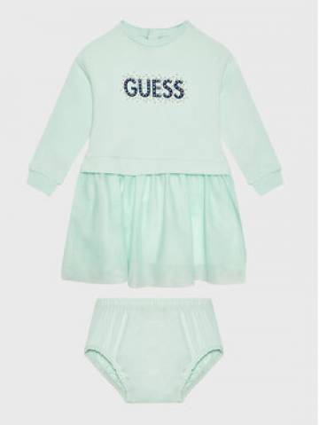 Guess Елегантне плаття A3RK08 KA6V0 Зелений Regular Fit Guess Елегантне плаття A3RK08 KA6V0 Зелений Regular Fit
