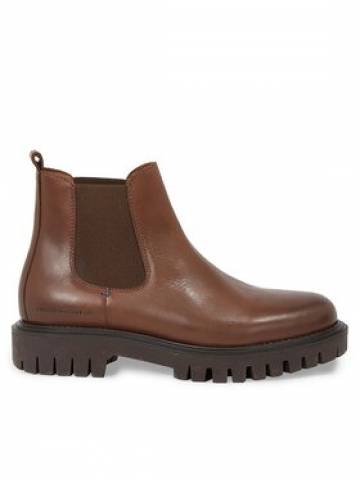 Tommy Hilfiger Челсі Premium Casual Chunky Lth Chels FM0FM04755 Коричневий Tommy Hilfiger Челсі Premium Casual Chunky Lth Chels FM0FM04755 Коричневий