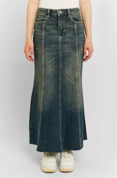 Женская синяя джинсовая юбка Синий 38 Tally Weijl SSKDELUBI